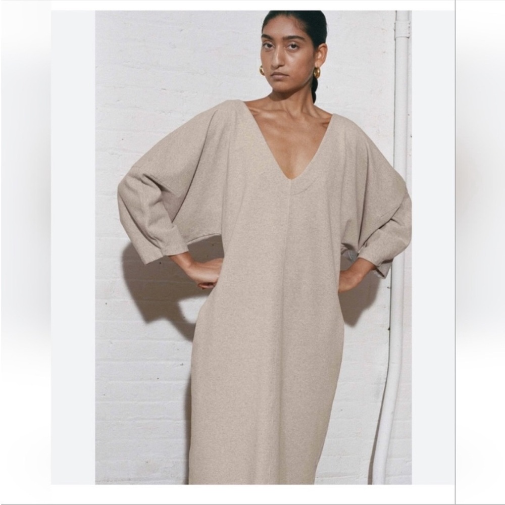 Mara Hoffman Harling Dress in Oatmeal
